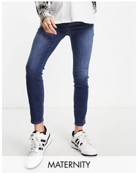 Madewell Maternity - jeans skinny indaco slavato - Blu