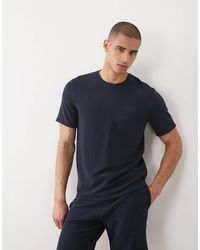 BOSS - Rib Co-ord Lounge T-shirt - Lyst