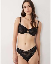 ASOS - Fuller Bust Ruby Lace Underwire Bra With Front Fastening And Cross Back Detail - Lyst