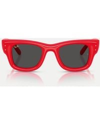 Ray-Ban - A$Ap Rocky Wayfarer Puffer Square Sunglasses With Lens - Lyst