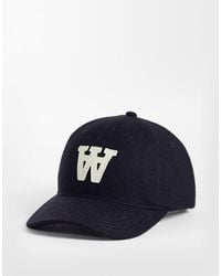 DOUBLE A by WOOD WOOD - Cap mit filz-patch-logo - Lyst
