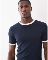ASOS - Muscle Fit T-shirt With Ringer Detailing - Lyst