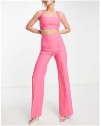 Damen Bekleidung Hosen und Chinos Ausgestellte und Palazzo Hosen Sportmax Hose in Pink 