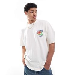 ASOS - Oversized T-shirt With Varsity Graphic - Lyst