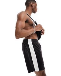 ASOS 4505 - Contrast Side Stripe Jersey Training Shorts - Lyst