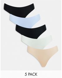 Cotton On - Cotton On Invisble Thong Brief 5 Pack - Lyst