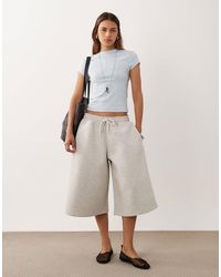 ASOS - Bermuda shorts larges à taille élastiquée en tissu style scuba - Lyst