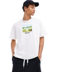 adidas Originals - T-shirt à imprimé graphique - Lyst