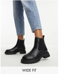 ASOS - Wide Fit Adjust Chunky Chelsea Boots - Lyst