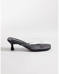 Public Desire - Everlast Flip Flop Kitten Heel Sandals - Lyst