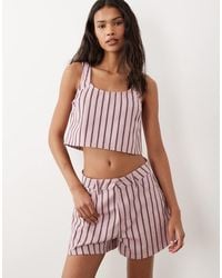 ASOS - Denim Longer A Line Shorts - Lyst