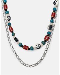 Pull&Bear - Stwd - collier yin et yang - Lyst