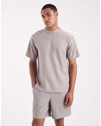 Only & Sons - Plisse Pull On Short Co-ord - Lyst
