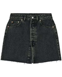 Dr. Denim - Ara Flared Denim Mini Skirt - Lyst