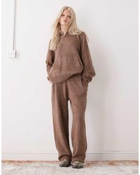 Collusion - Oversized Gebreide Joggingbroek - Lyst