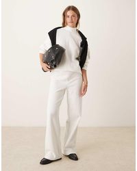 ASOS - Supersoft Co-ord Wide Leg jogger - Lyst
