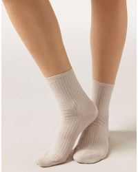 Calzedonia - Ribbed Short Socks - Lyst