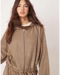 ASOS - Sudadera De Estar Por Casa Con Capucha De Felpa Mix & Match De - Lyst