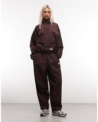 ASOS - Weekend Collective Co-ord Barrel Leg Nylon jogger - Lyst