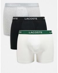 Lacoste - 3er-pack boxershorts - Lyst