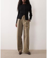 ASOS - Pantalon large ajusté avec détail - Lyst