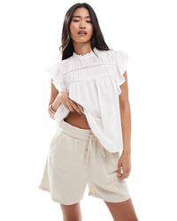 ONLY - – strukturierte bermudashorts - Lyst