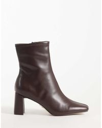Steve Madden - Hurst Block Heeled Mid-height Ankle Boots - Lyst
