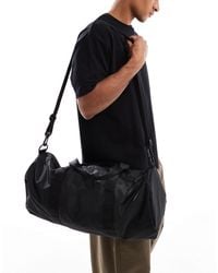ASOS - Weekend Holdall Barrel Bag With Contrast Puller - Lyst
