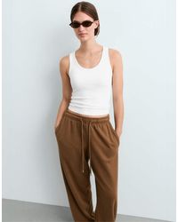 Oysho - Rib Modal Blend Tank Top - Lyst