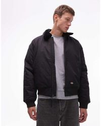 Dickies - Coalfield Flight Jacket With Collar Detailing - Lyst