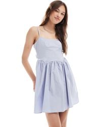 New Look - – minikleid aus popeline - Lyst