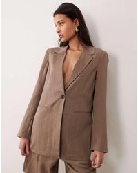 Vila - Blazer Sartoriale Con Bottone Singolo - Lyst