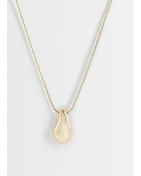 TOPSHOP - Matilda Teardrop Pendant Necklace - Lyst