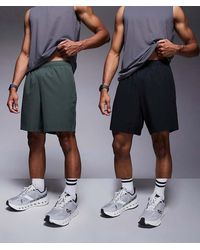 4505 - Icon 7 Inch Quick Dry Training Short With Zip Pocket 2 Pack - Lyst