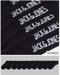 Jack & Jones 10 Pack Socks - Black