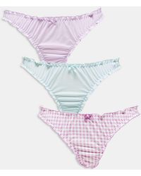 Cotton On - Cotton On 3 Pack Lettuce Hem G String Brief - Lyst