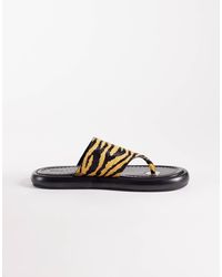 ASOS - Fate Premium Chunky Toe Thong - Lyst
