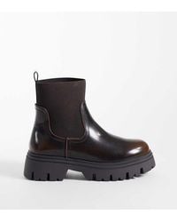 SEQWL Wide Fit - Twirl Chunky Chelsea Boots - Lyst