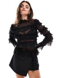 OW Collection - – grace – langärmliger body - Lyst
