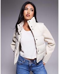 Barbour - San Telmo Quilted Sweat Jacket With Knitted Sleeves - Lyst