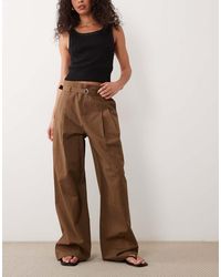 Mango - Cotton Rich Cuffed Trouser - Lyst