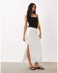 Mango - Gonna Lunga Bianca - Lyst