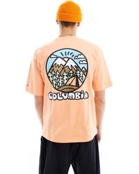 Columbia - Hike Happiness Ii Back Print T-shirt - Lyst