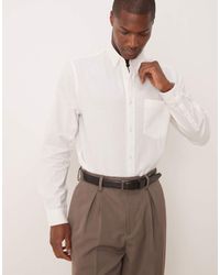 ASOS - 90s Oversized Linen Blend Shirt - Lyst
