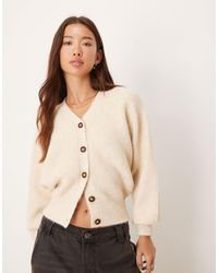 ASOS - – flauschige strickjacke - Lyst