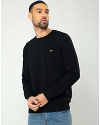 Threadbare - Cotton Blend Crew Neck Sweatshirt - Lyst