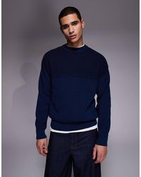BOSS - Kartney Crew Neck Knit Sweater - Lyst