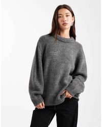 ASOS - Stuffed Neck Trim Jumper - Lyst