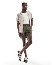 Only & Sons - Pull On Linen Mix Shorts - Lyst
