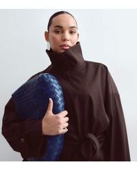 ARRANGE - Curve Funnel Neck Belted Jacket Co-Ord - Lyst